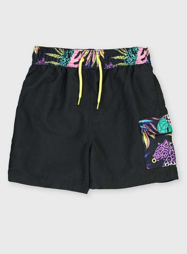 Family Tropical Recycled Swim Shorts - 3 years
